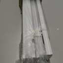 DEZ FURNISHINGS 2" Cordless Flat Slat Venetian Blind, 60.5" W x 48" H, White