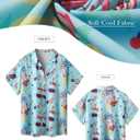 ZXZY Mama Shirt Hawaiian Short Sleeve Blouses Fourth of July Shirts for Women Vneck Tshirts Tops (XL)