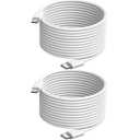 USB C Cable 20ft,USB C to USB C Cable 60W Fast Charging 2 Pack, Extra Long Type C Cord Compatible with MacBook/iPad/iPhone 17/16/15 Serie/Samsung Galaxy S24/Switch/Lenovo/Dell/HP/Any USB-C Device