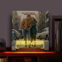 CoolGift Mart Now Playing Vinyl Record Stand Desktop, Light up Record Holder, Wooden Acrylic Display with 16 Color Lights for Albums, Room Decor, Gift for Vinyl Lovers