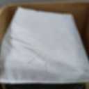 Outpain 8 Pack Black Spandex Tablecloth for 72in/6FT Round Tables, Wrinkle Free Tablecloth with Skirt for Wedding, Graduation & Banquet