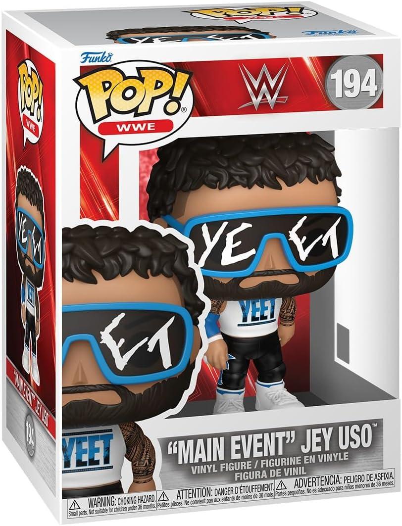 Funko Pop! WWE: Main Event Jey USO - Collectable Vinyl Figure - Gift Idea - Official Merchandise - Toys for Kids & Adults - Sports Fans - Model Figure for Collectors and Display