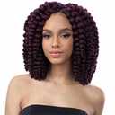 FreeTress Synthetic Hair Crochet Braids 2X Fluffy Wand Curl (1B Off Black)
