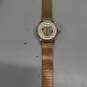 Gute Women's Watch Luxury Mechanical Stainless Steel Skeleton Steampunk Automatic Self Winding Wristwatch (Gold)