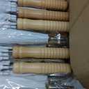 36 Pcs Wedding Stick Umbrellas Bulk, 41 Inch Large Canopy Umbrellas with Wooden Handle Windproof Rainproof for Outdoor Wedding Party Decor Bride Shower Photo Props