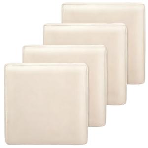 Patio Cushion Covers Only 24x24x4 inch 4 Pack Waterproof Outdoor Cushion Covers Outdoor Seat Cushion Slipcover with Zipper (Khaki)