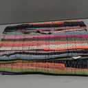 DII Handmade Chindi Tabletop, Reversible and Machine Washable, Table Runner, 14x72, Multicolor