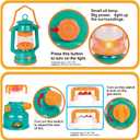 FUN LITTLE TOYS Pop Up Play Tent with Camping Gear and Tools Set, Outdoor Toys for Kids