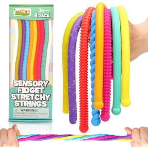 Sensory Autism Toys for Kids - Textured Stretchy Fidget Toys for Stress Anxiety - Sensory Toys Special Needs for Autistic Toddlers Boys Girls Easter Baskets Stuffers Gifts, Treasure Box Classroom
