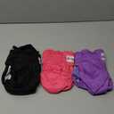 3 Pack Avont Washable Female Dog Diaper with Suspender, Reusable Girl Doggie Diapers for Small Medium Large Doggy in Heat Cycle Period Incontinence -S