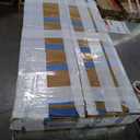 Pamapic Glass Top Vanity Desk with Mirror and Lights, 11 Drawers Makeup Vanity with Charging Station and Chair, Golden Handles Dressing Table, 3 Lighting Modes Makeup Table, White (46"*15.8"*56.1" Gold Handle)