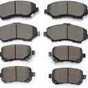 D1273 D1326 Front Rear Ceramic Brake Pads Sets Fit For Chrysler Town & Country 08-12,For Dodge Grand Caravan 08-12,For Dodge Journey 09-13,For Ram C/V 12,For VW For Routan 09-12