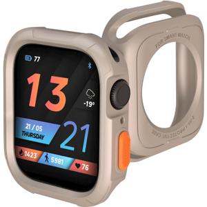 2 x Apple Watch Cover Compatible with Apple Watch Case 45mm 44mm, Soft Flexible TPU Protector Bumper Cover Lightweight Thin Guard Shockproof Frame Compatible for iWatch Series 9 8 7 6 5 4 SE (Titanium)