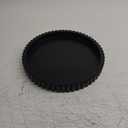 Handmade 12in Decorative Tray for Coffee Table Tray Decor, Black Wooden Decorative Round Tray for Kitchen, Living Room, Home Decor