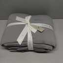 Cozy Bliss Cooling Comforter Queen Size, Cooling Blankets for Hot Sleepers and Night Sweats, Dark Light Gray Summer Comforter for Queen Size Bed, Breathable Soft Lightweight Silk Smooth