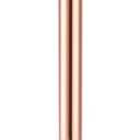Kitchen Paper Holder, Paper Towel Holder 36 cm x 15 cm (Rose Gold), Stainless Steel Rose Gold Kitchen Roll Holder with White Marble Base