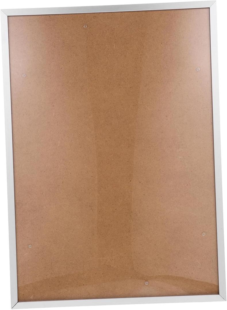 VOSAREA Aluminum Photo Frame Thin Edge Design Modern Wall Decor for Artwork and Posters Lightweight and Arctic (42.50X30.20X1.90CM, Silver)