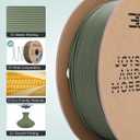 3DHoJor Matte PLA Filament 1.75mm, Upgrade 1kg Cardboard Spool PLA Filament 1.75 PLA 3D Printing Filament, Print with Most 3D Printers 3D Filament-Olive Green