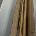 Double Curtain Rods 36 to 72 Inches(3-6feet) for Window, Adjustable Telescoping Drapery Rod with Aluminum Alloy Brackets, 1 Inch Diameter Front, 5/8 Inch Diameter Back Pipe, Champagne Gold
