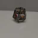 Glass Cat Book Planter Pot Light-Transmitting with Drainage Holes and Saucer - Plant Lover Gifts for Women, Men Gifts for Book Lovers Cat Planters for Indoor Plants Living Room Garden/Patio Decor