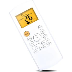 ZWP Replacement Remote Control for Midea MRCOOL FRIMEC Klimaire AC Air Conditioner RG57H3(B)/BGCEFU1-M RG57E1/BGEU1 RG57H3/BGEFU1 RG57B1/BGE RG57A6/BGEFU1 RG57E1/BGEU1 RG52A2/BGEFU1 RG57F3(B)/BGEFU1