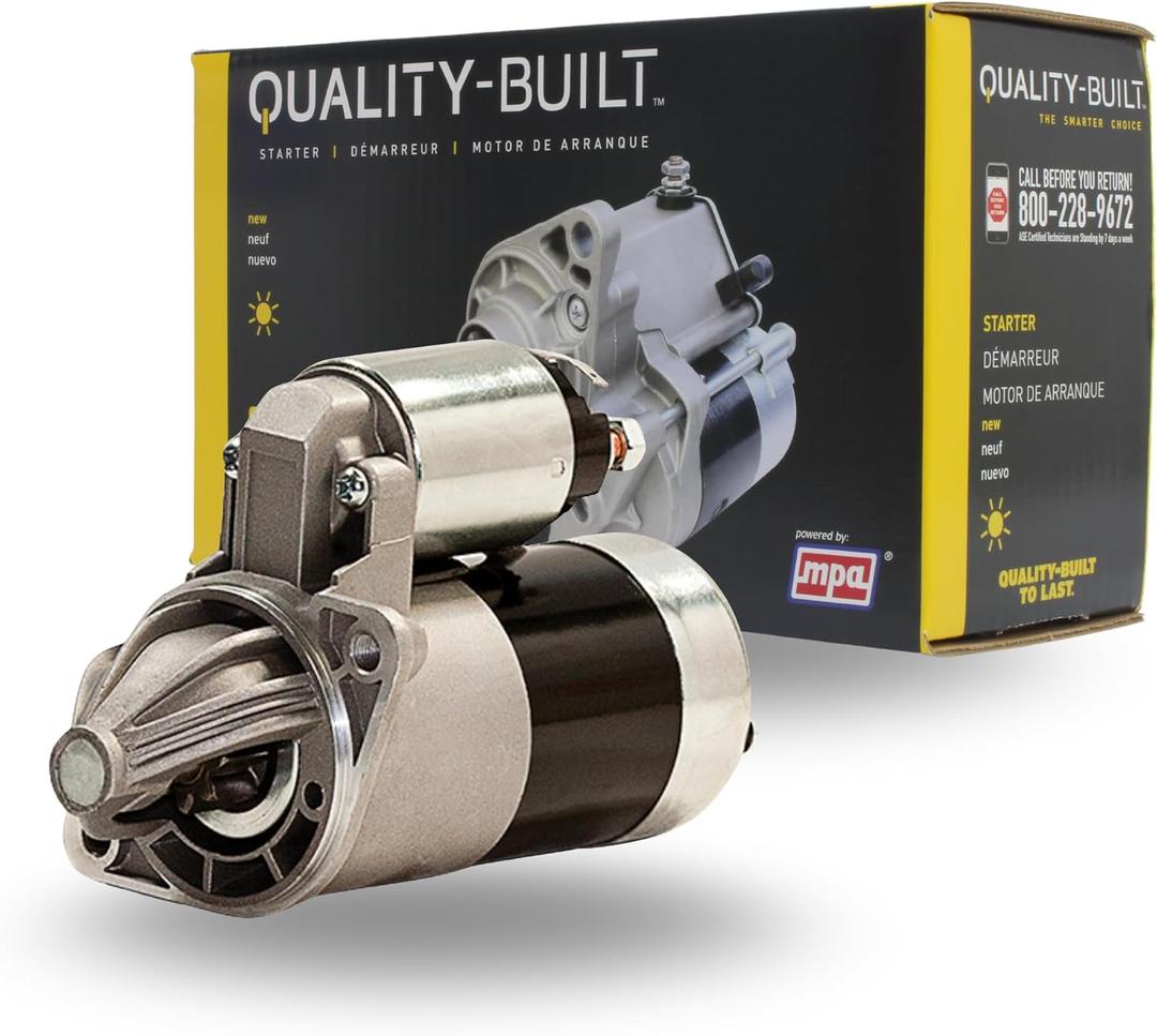 QUALITY-BUILT New Starter, 6977SN, Compatible with 2007-2011 Hyundai/Kia (Borrego,Genesis,Sorento)