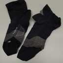 Balega unisex Hidden Dry Moisture Wicking Performance No Show Athletic Running Socks (1 Pair) (Medium, Black)