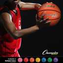 Champion Sports Rubber Basketballs Durable Indoor & Outdoor Training & Recreational Game Balls, Multiple Sizes & Colors