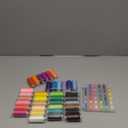 Eoehro 72pcs Sewing Thread Kit, 36 Colors, 400 Yards per Spool Polyester Thread, Prewound Bobbins, Sewing Machine Threads