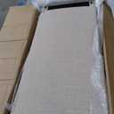 Sectional Sleeper Sofa with Pull Out Bed, L Shape Convertible Linen Couch with Storage Chaise, 2 in 1 Pull Out Sofa Bed with 2 Seats, for Living Room, Apartment, Beige