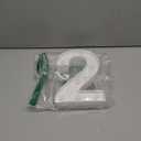 Pooqla LED Light Up Numbers, Warm White and Cool White Decorative Lighted Marquee Numbers, Light Up Numbers for Boys Girls Party, Wedding, Bar, Night Light, Room Decor, Birthday Decoration, Number 2