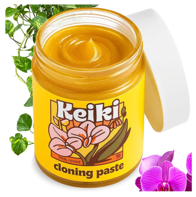 Keiki Paste for Plants to Clone & Create New Growth - 2X The Paste - Rapid Start Cloning Gel for House Plants - Keiki Cloning Paste for Plants- Nutrient Rich Plant Growth Gel - 0.5oz