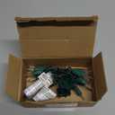 5 Feet 20 Bulbs Vintage Short Mini Light String, Christmas Lights Outdoor/Indoor, Clear Bulbs on Green Wire, 4-inch Spacing Fairy Lights(Warm White,Non-end-to-end)