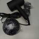 slopehill Professional Ionic Hair Dryer, Powerful 1800W Fast Drying Low Noise Blow Dryer with 2 Concentrator Nozzle 1 Diffuser Attachments for Home Salon Travel (Black)