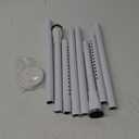 White Tension rod for shower curtainshower curtain rods No Drilling Expandable Spring Loaded Curtain Tension Rod Adjustable 43 to 100 inch doesn't rust