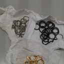 40pcs 4 Sizes O Rings Welded Strong Metal Heavy Duty Round Ring for Pet Collars Buckle Belts Strap Webbing Sewing