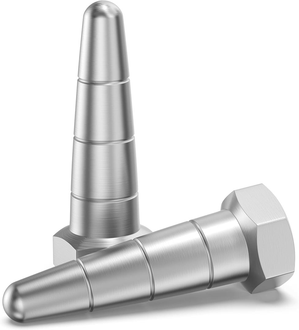 Replacement Prongs 1 Inch Stainless Steel Contact Points Compatible with Dogtra Remote Trainers and Bark Collars 1900S/ARC/iQ Plus/200C/280C/2700T&B/EDGE/YS-600/YS-300 - PetsTEK Brand - Made in USA