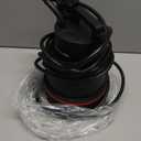 Sump Pump, 1/3 HP 2400GPH Submersible Utility Water Pump, Thermoplastic Portable Electric Water Removal Transfer Pump with 16.4FT Cord for Swimming Pool Basement Garden Pond Tubs Draining