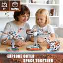 STEM 3 in 1 Space Vehicle Building Set - Creative Play Space Building Set with Spacecraft Model, Drone, and Wing Fighter, Great Birthday Gift Toy for Star Fans Kids Boys Ages 8+