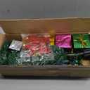 Small Christmas Tree with Lights - 23 Inch Mini Tabletop Christmas Tree with Warm-White LED Lights, Hanging Ornaments, Decorative Bow and Gift Boxes - Prelit Table Tree for DIY Christmas Decoration