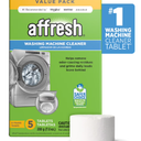 Affresh Washing Machine Cleaner, Helps Power Away Odor Causing Bacteria & Grime Deep Inside Pump, Valve & Hoses, 5 Time Release Tablets, 5 Month Supply,  Count (Pack of 1)