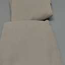 ZWJD Beige Pillow Covers 22x22 Set of 2 Chenille Throw Pillow Covers with Elegant Design Soft and Luxurious Decorative Throw Pillows for Couch, Bed, and Home Decor