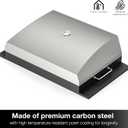 Stanbroil Outdoor Pizza Oven for Blackstone 22" 28" 36" Flat Top Gas Grill, with 19" x 15" Pizza Stone
