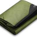 Arcturus XL Heavy Duty Survival Blanket – Insulated Reflective Thermal Camping Tarp - 5 FT x 7 FT (Olive Green)