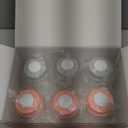 COMI Natural Glass Baby Bottle,Standard Neck Breastmilk Storage Bottle for Fridge,Breast Milk Container,Breast Pump Bottle Compatible with Medela Breast Pump,BPA Free,6PCS (5oz,3 Gray+3 Pink)