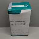 HOMBERKING 10 Pack Borosilicate Glass Meal Prep Containers with Locking Lids, Glass Food Storage Containers Set, Airtight Lunch Bento Boxes, BPA-Free & Leak Proof, 36oz & 14oz, Freezer, Oven Safe