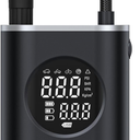 Tire Inflator Portable Air Compressor - ZGZUXO 150PSI Cordless Air Pump for Car Tires with Pressure Gauge LED Light, Electric Bike Tire Pump for Car Motorcycle Bicycle Ball, Bike Accessories