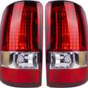 Boine Tail Light Compatible With 2000-2006 Chevy Tahoe Suburban GMC Yukon Driver and Passenger Side Rear Light Brake Lamps