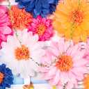 OBBOLO Wildflower Paper Flowers, 14 Pcs Paper Flowers Decorations for Wall, 8 in, 14 Inch Tissue Paper Flower for Wedding Party Baby Bridal Shower Nursery Wall Decor Bulletin Board Classroom