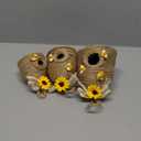 Bee Hive Decor 3 Pack Farmhouse Bee Decorations, Rustic Bee Themed Home Decor, Spring Summer Bee Home Decor for Kitchen, Living Room, and Shelves, Sunflowers Decorations